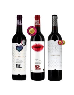 Caja de 3 botellas "Palomillo 12+12", Tinto Jóven "Está por venir" y Roble "Está por Venir"
